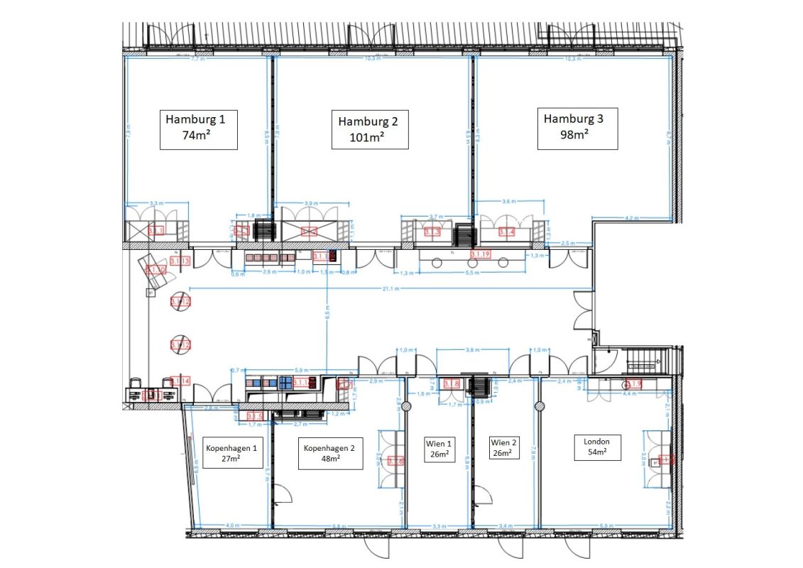 Courtyard by Marriott Hamburg City Bild 15